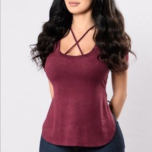 Give Me Shelter Top Plum